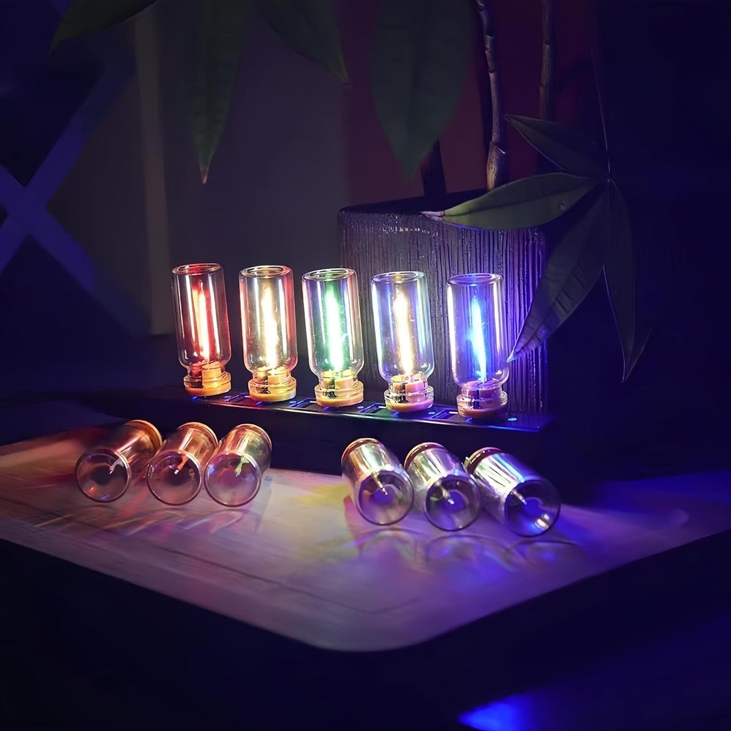 Touch Control Retro LED nightlight - Mini USB Light, Multi-Color Environment, car, Bedroom, Atmosphere Light
