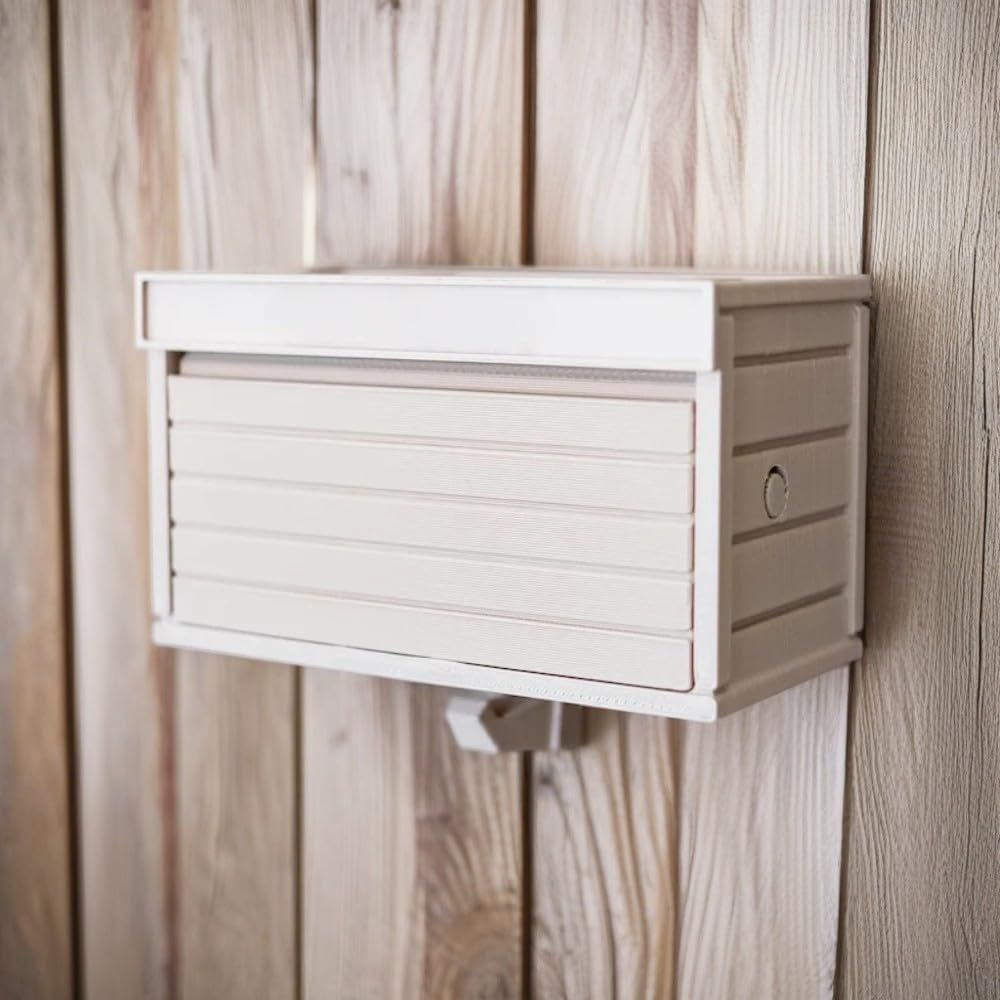 3D Printed Garage-Themed Car Key Holder Wall Mount - Fun Organizer with Opening Doors