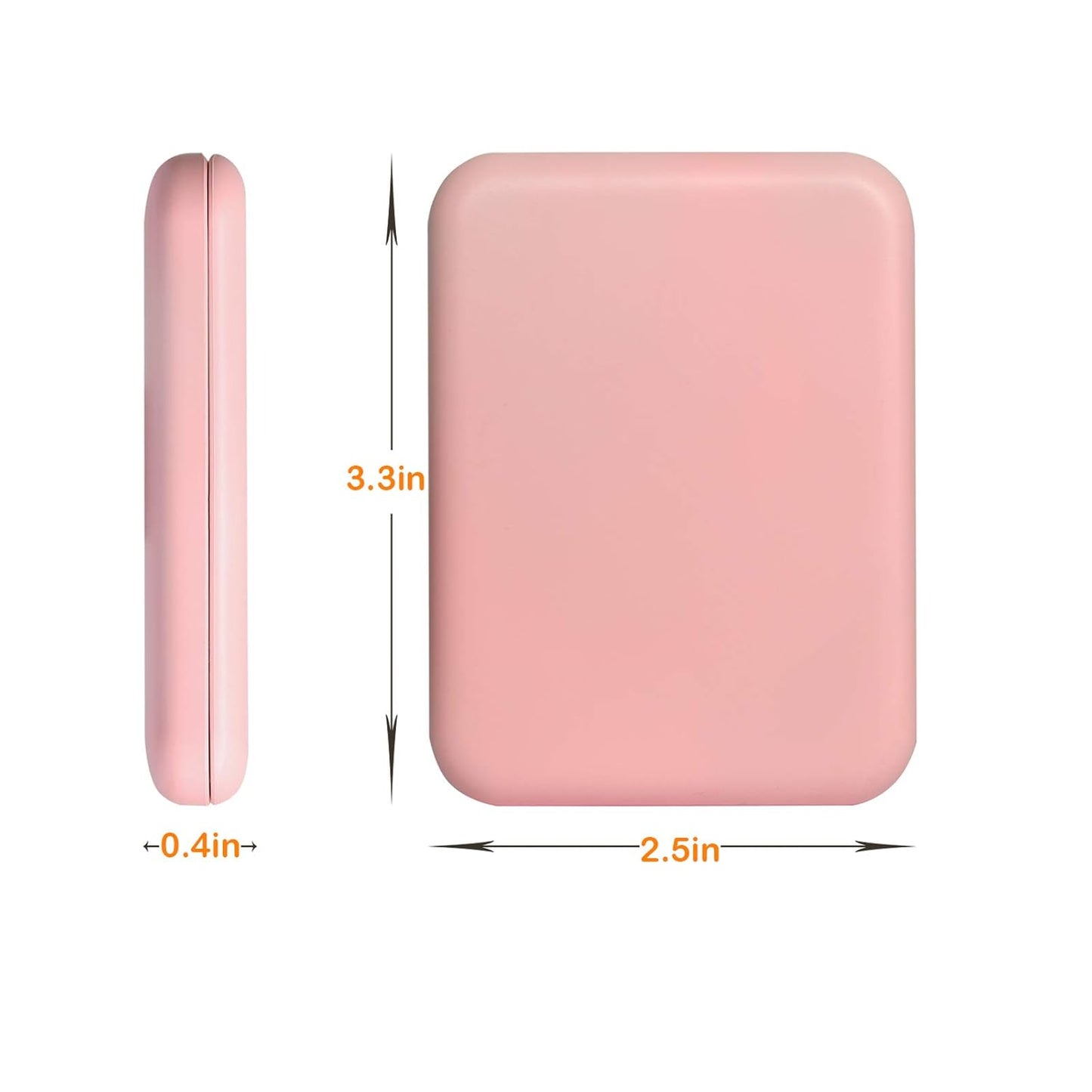 LED Compact Travel Makeup Mirror with Light for Purse