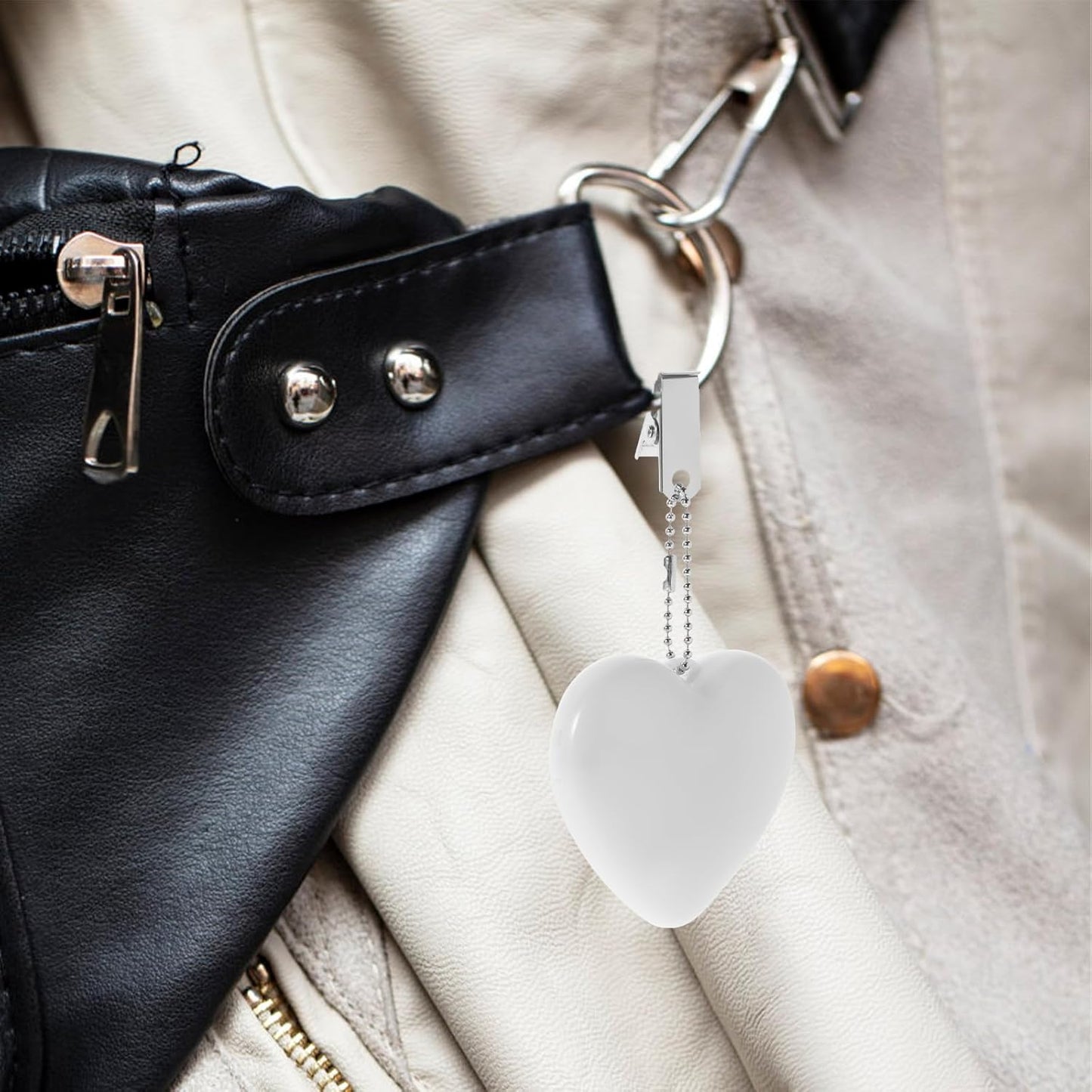 USB-Powered Heart-Shaped LED Night Light for Purses