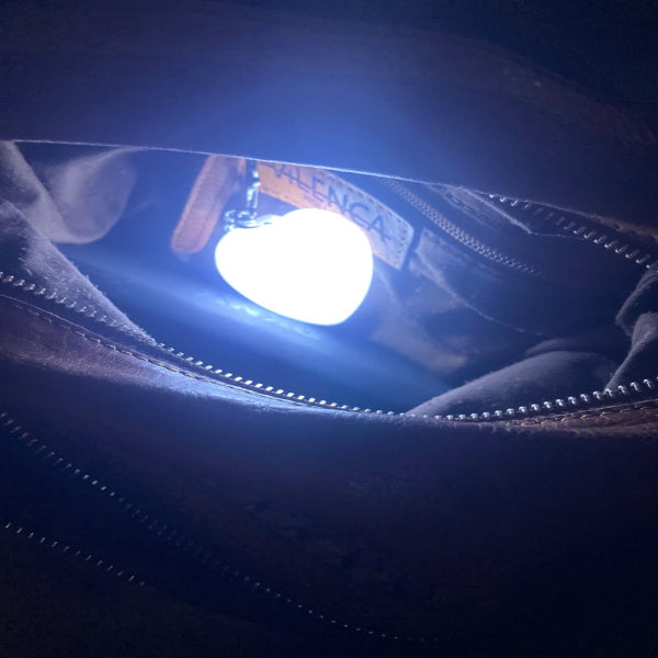USB-Powered Heart-Shaped LED Night Light for Purses