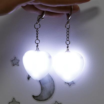 USB-Powered Heart-Shaped LED Night Light for Purses