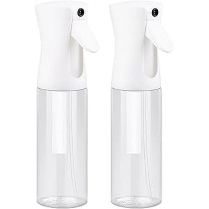 2025 Ultra-Fine Continuous Spray Bottles (2-Pack) – Mist Sprayer for Hair, Plants, Cleaning & Home Use