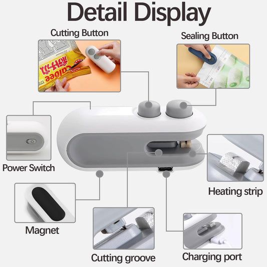 Portable USB Snack Bag Sealer