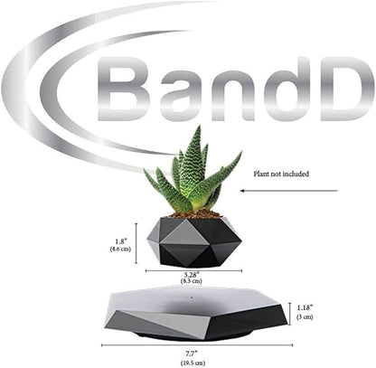 Levitating Plant Pot - Floating Plant Pot for Small Plants. Levitating Decor for Home & Office Magnetic Floating Levitating Display