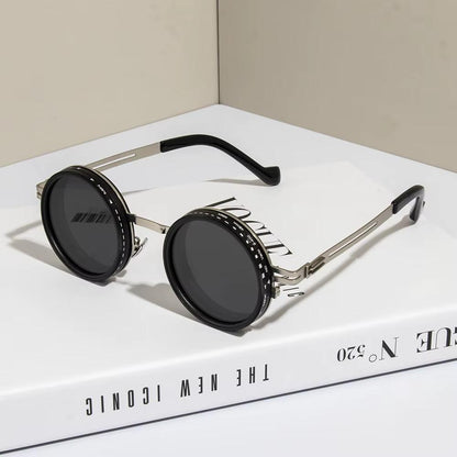 Polarized Round Sunglasses ND9 Adjustable Dimming Sun Glasses