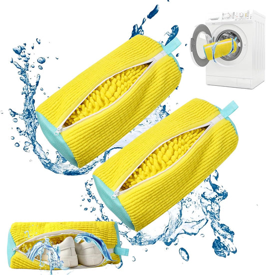 Shoe Washing Machine Bag This Washing Machine Shoe Bag Can Be Cleaned 360° Around Reusable and Durable Laundry Shoe Bag Side Zipper, Suitable for Washing Machine and Dryer