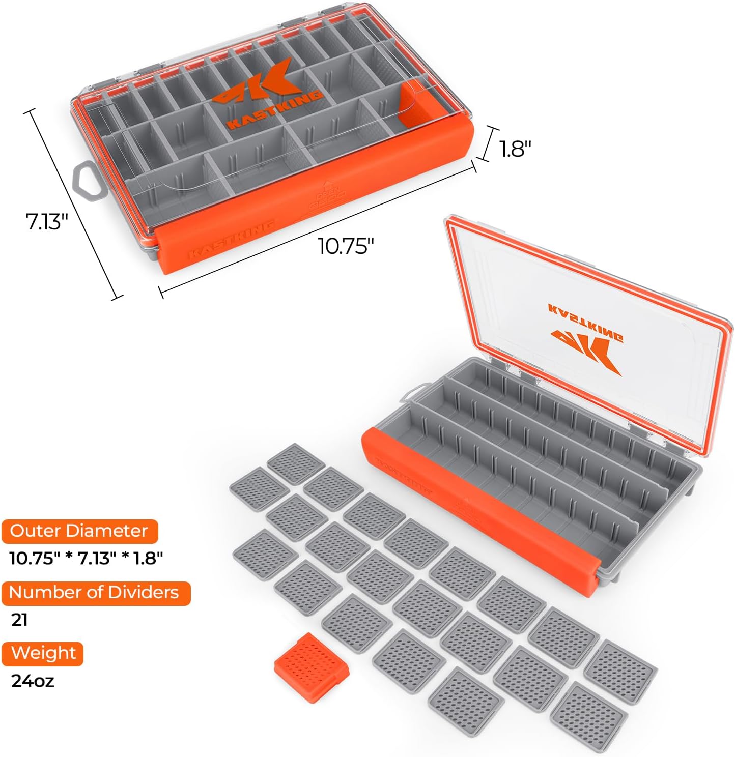 Waterproof Fishing Tackle Box