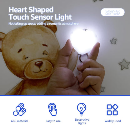 USB-Powered Heart-Shaped LED Night Light for Purses