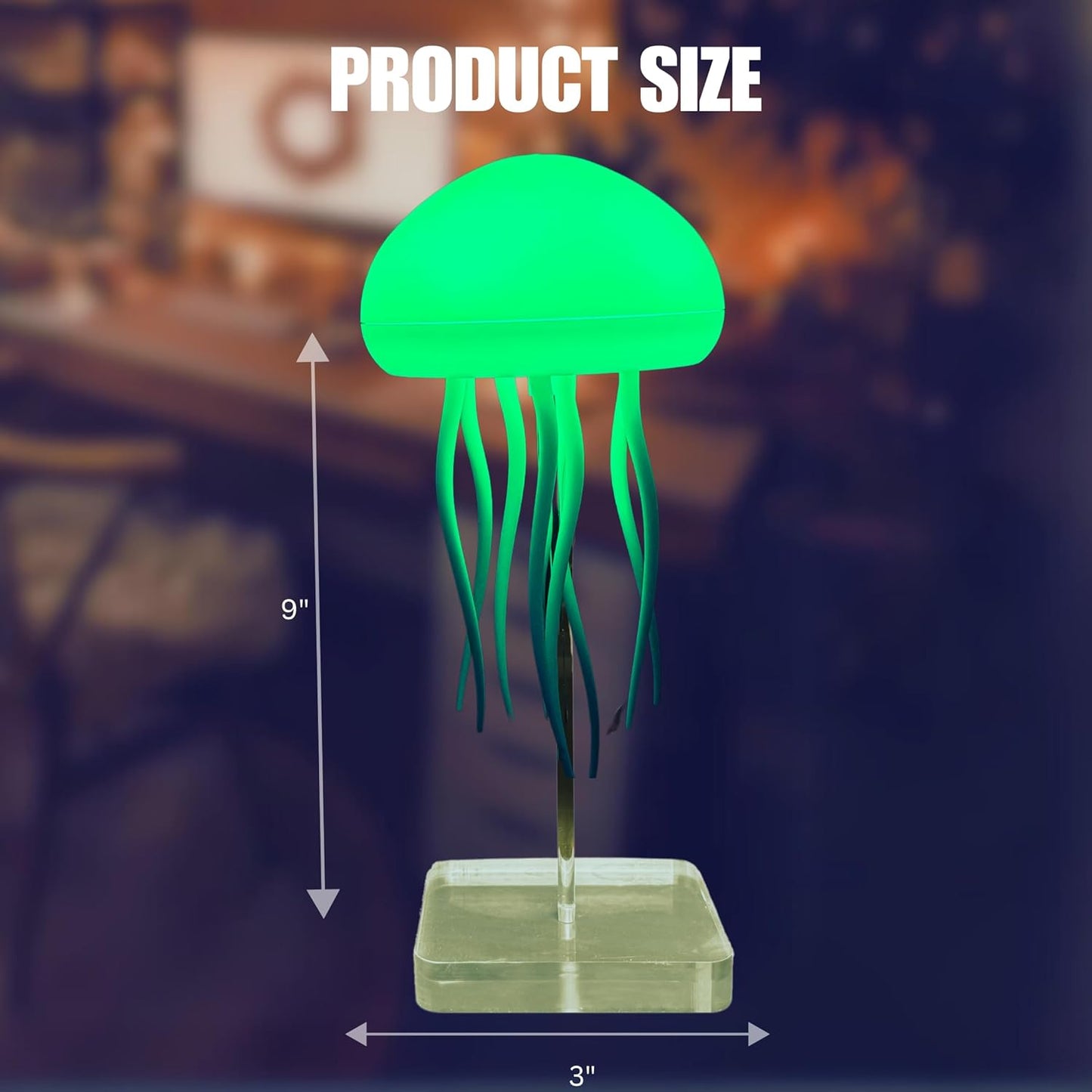 Jellyfish Lamp Real - Soothing Color Changing Aquarium Light for Home
