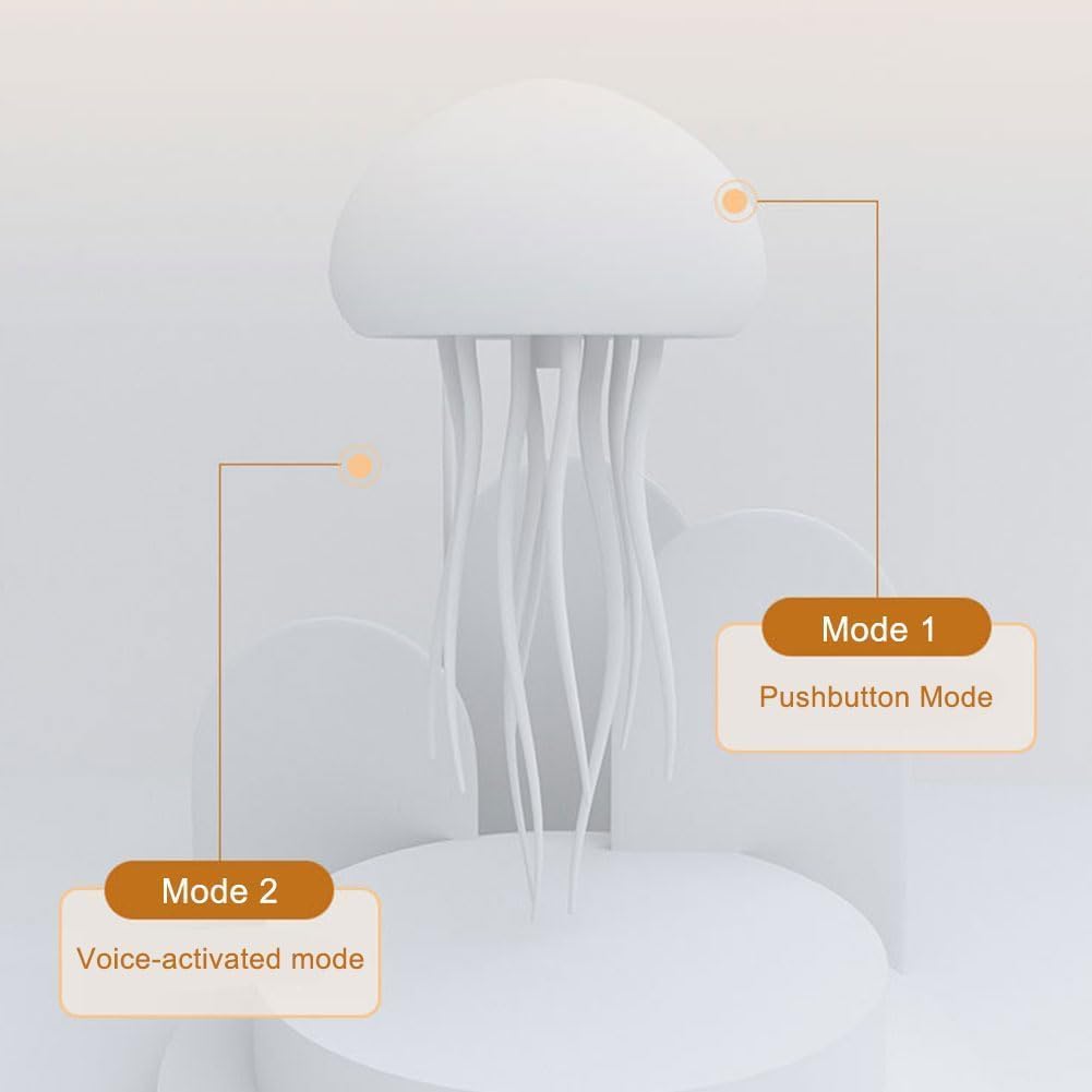 Jellyfish Lamp Real - Soothing Color Changing Aquarium Light for Home